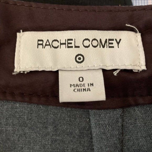 Rachel Comey Skirt Womens Sz 0 Brown Faux Leather Pencil Crocodile Buttons - Picture 6 of 10